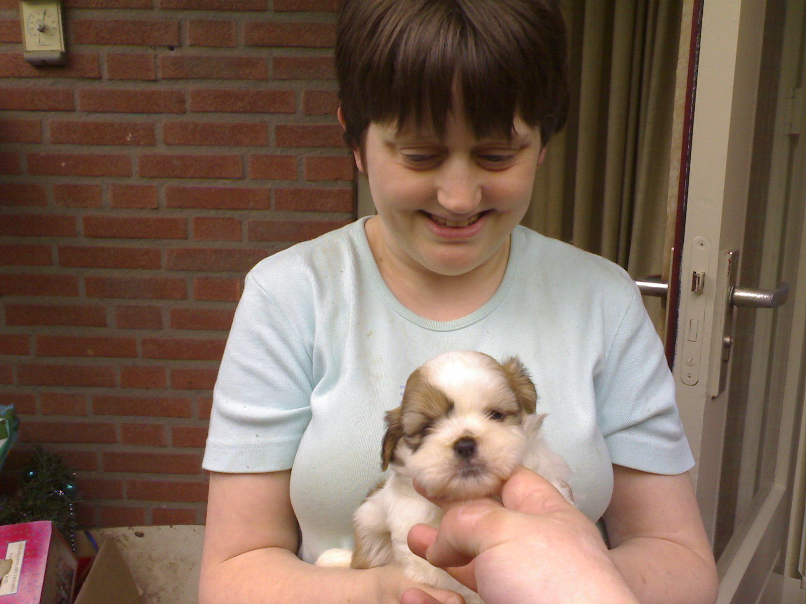 Ik en mijn hondje Cindy